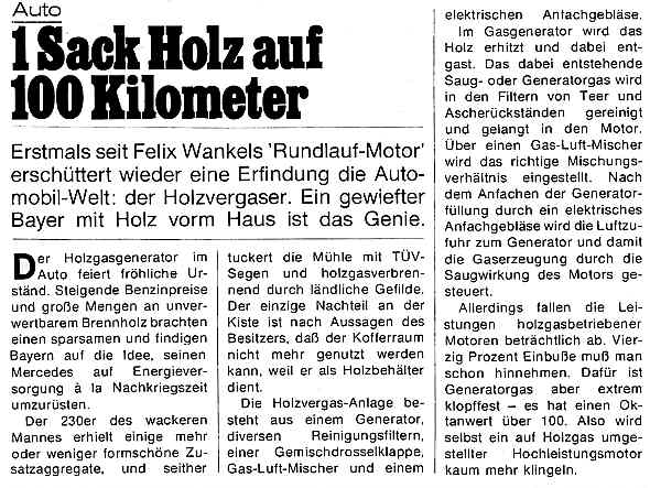 Holzgasflosse aus Hobby 19/72 (geschickt von Klaus Rolfsmeyer)